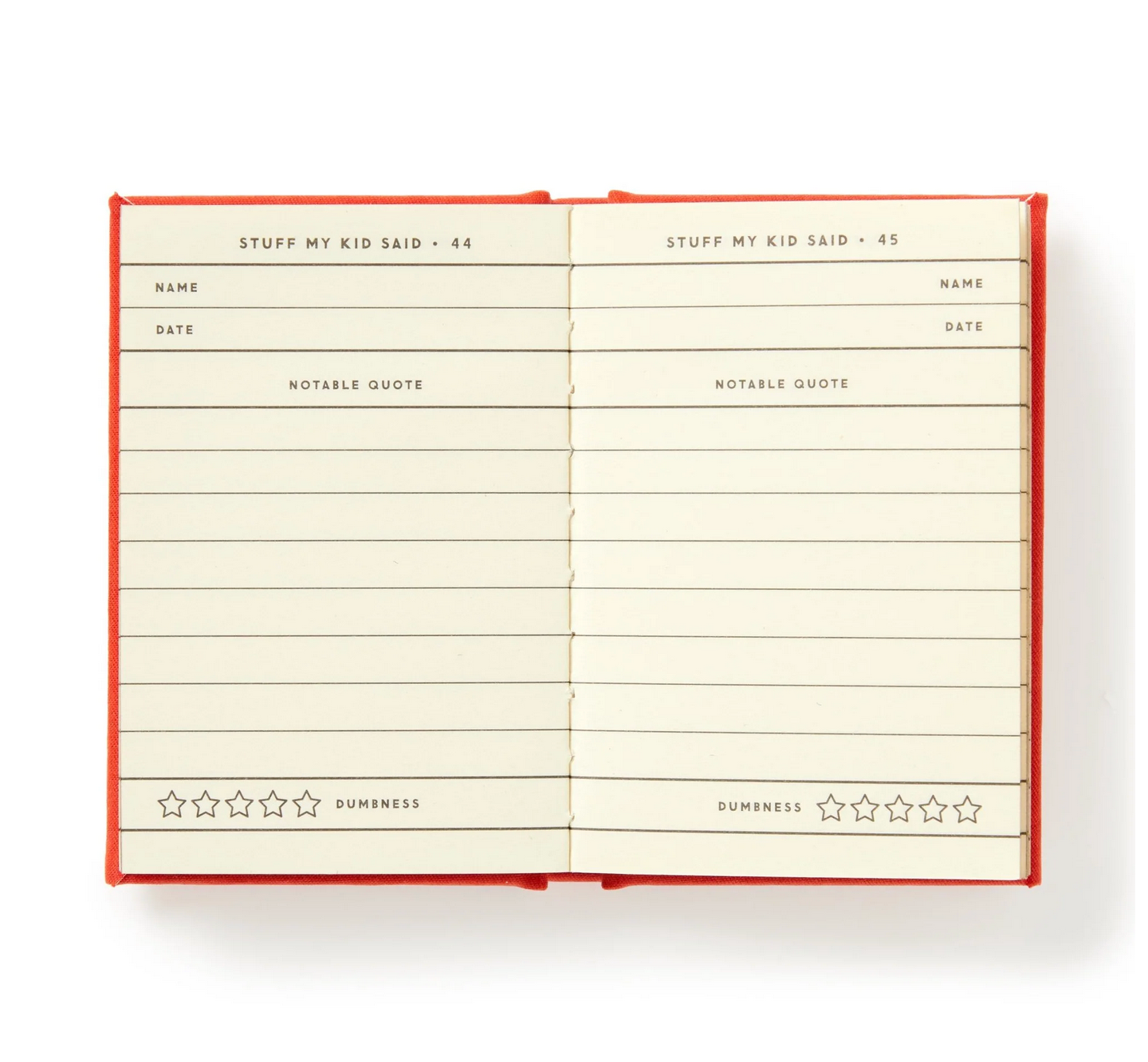 Dumb Things My Kid Said Diary