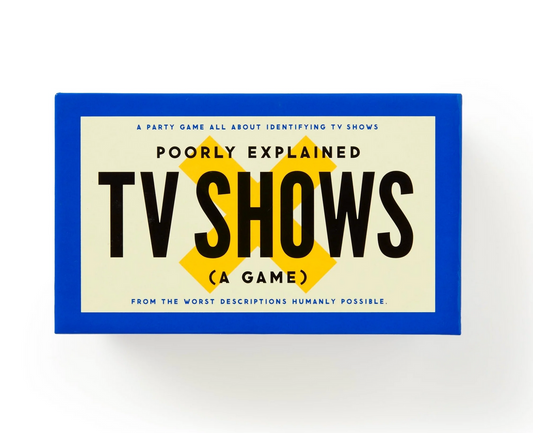 Poorly Explained TV Shows Game