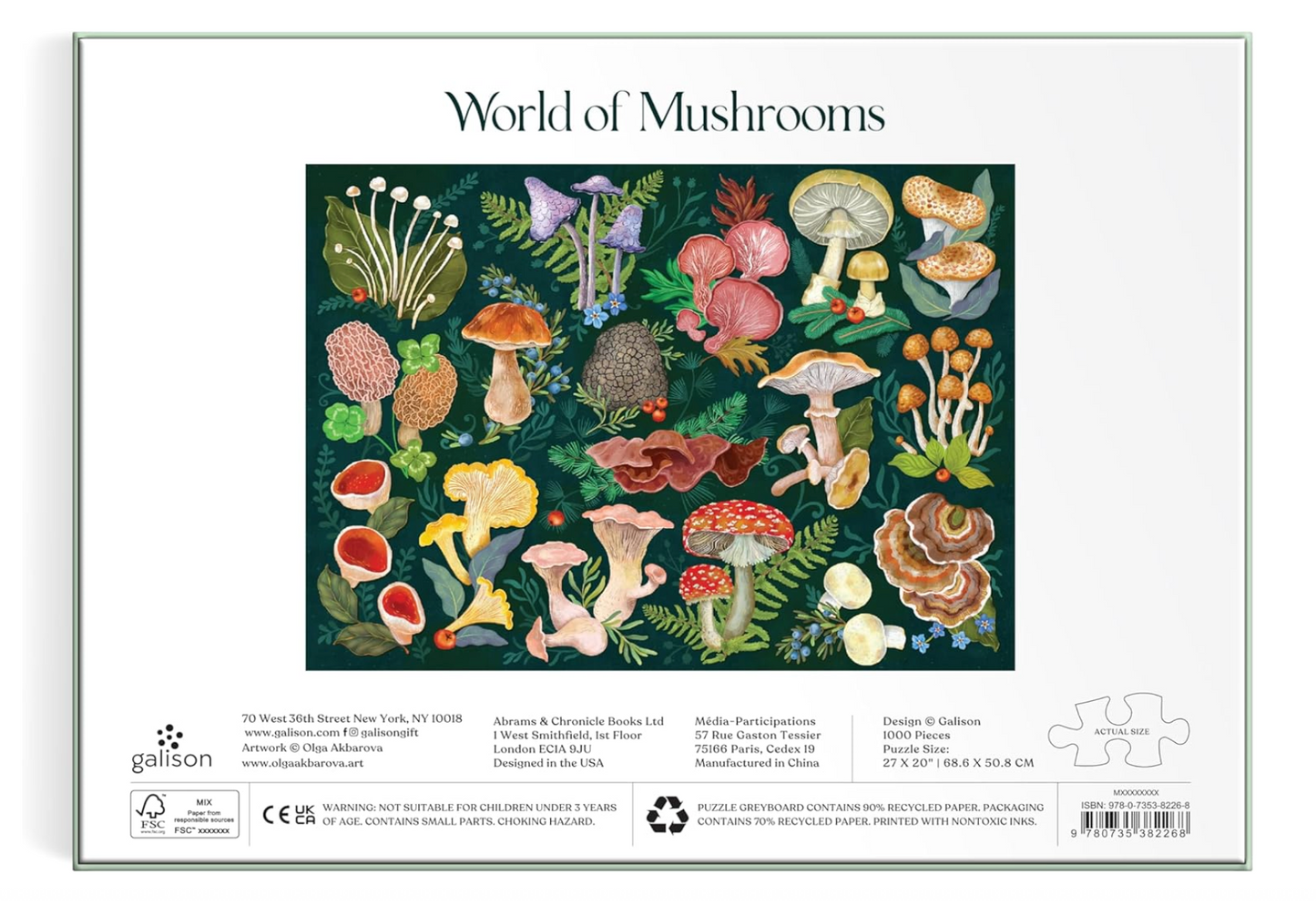 World of Mushrooms Puzzle
