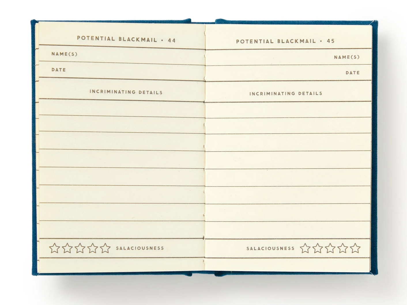Future Blackmail Tiny Diary