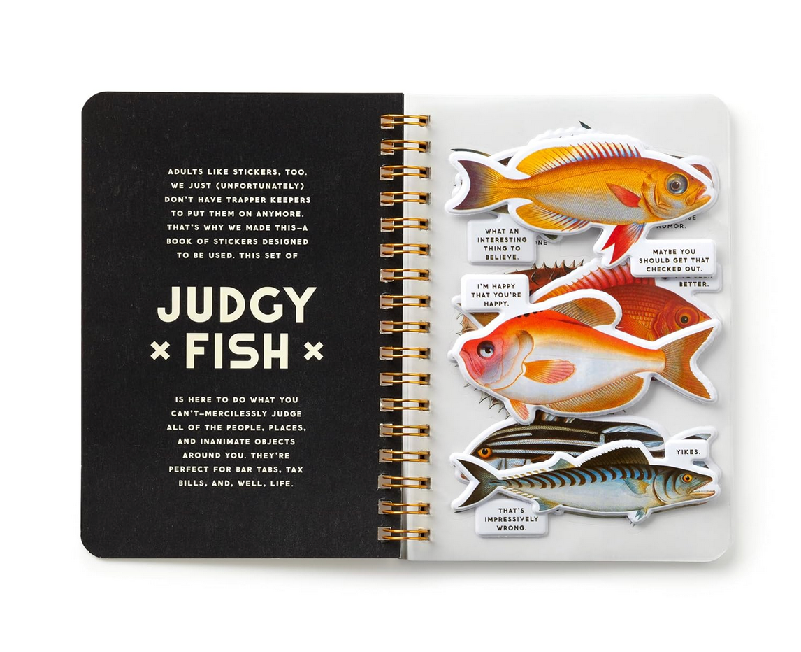 Judgy Fish Sticker Book