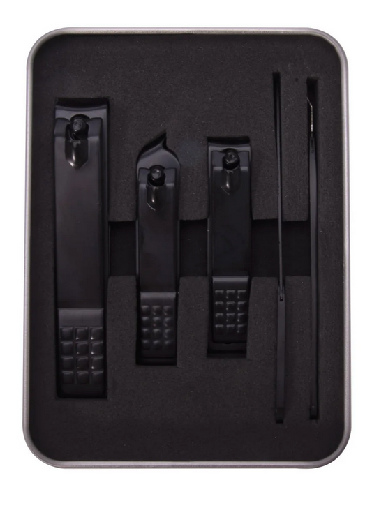 Manicure Set - Black 5pc