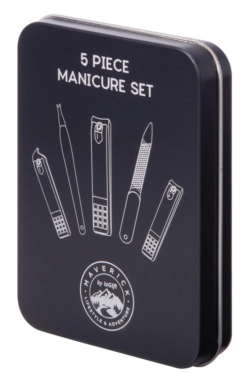 Manicure Set - Black 5pc