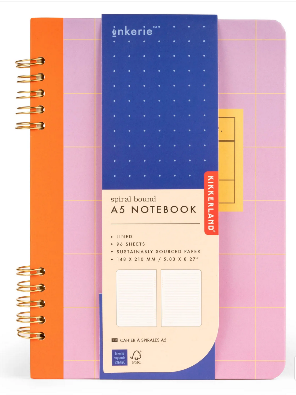 Spiral Bound A5 Notebook