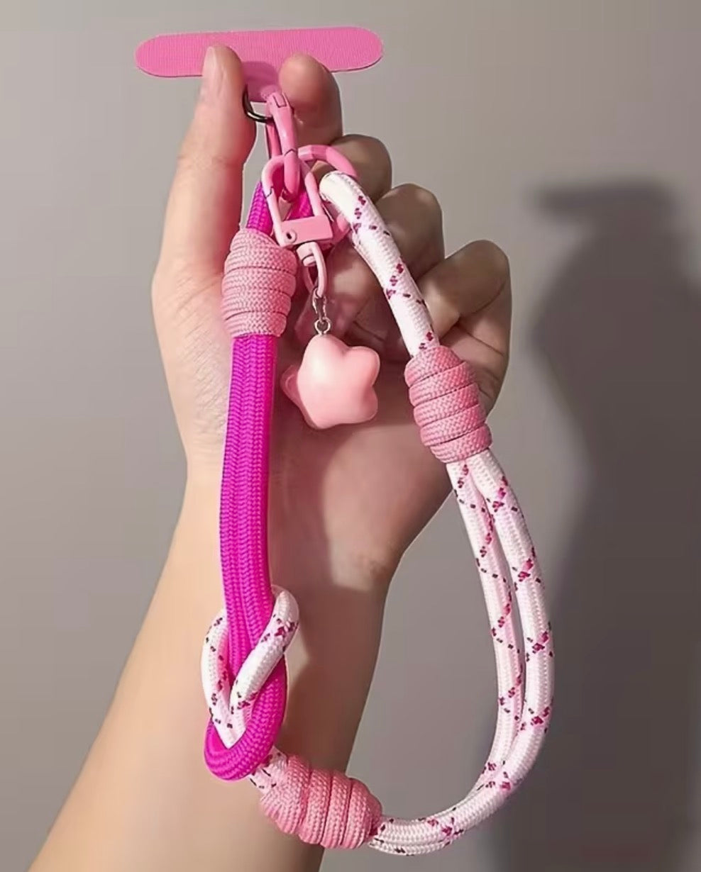 Two Tone Universal Phone Cord in Pink