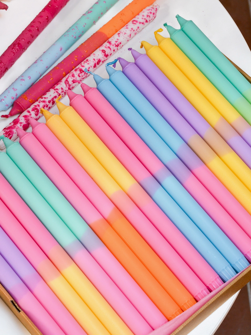 Taper Candles Dipped - 35cm