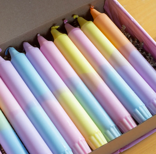 Taper Candles Dipped - 20cm