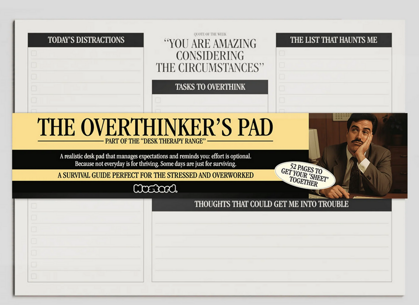 The Overthinkers Pad - Desk Therapy