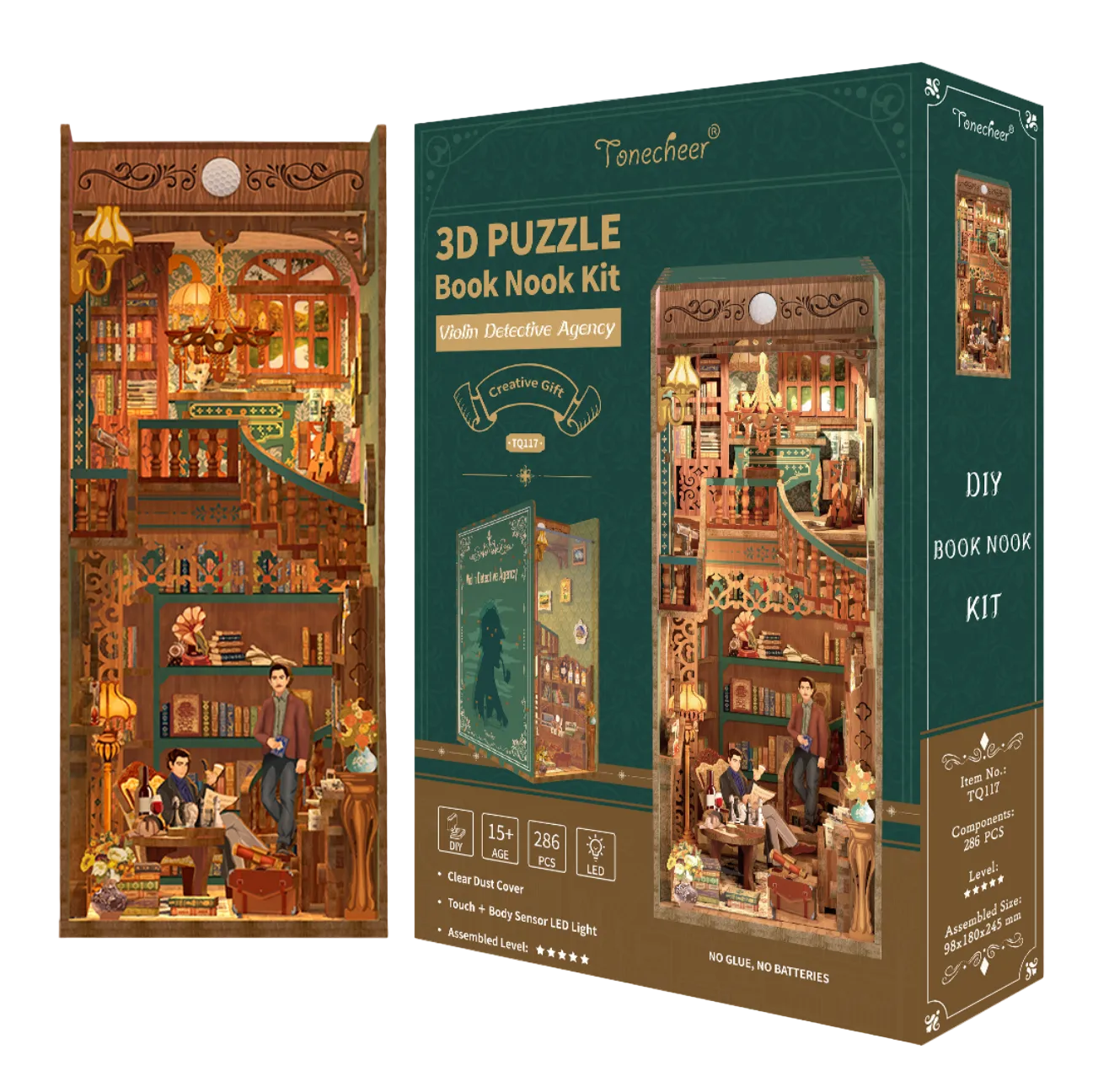 Violin Detective Agency Book Nook Kit