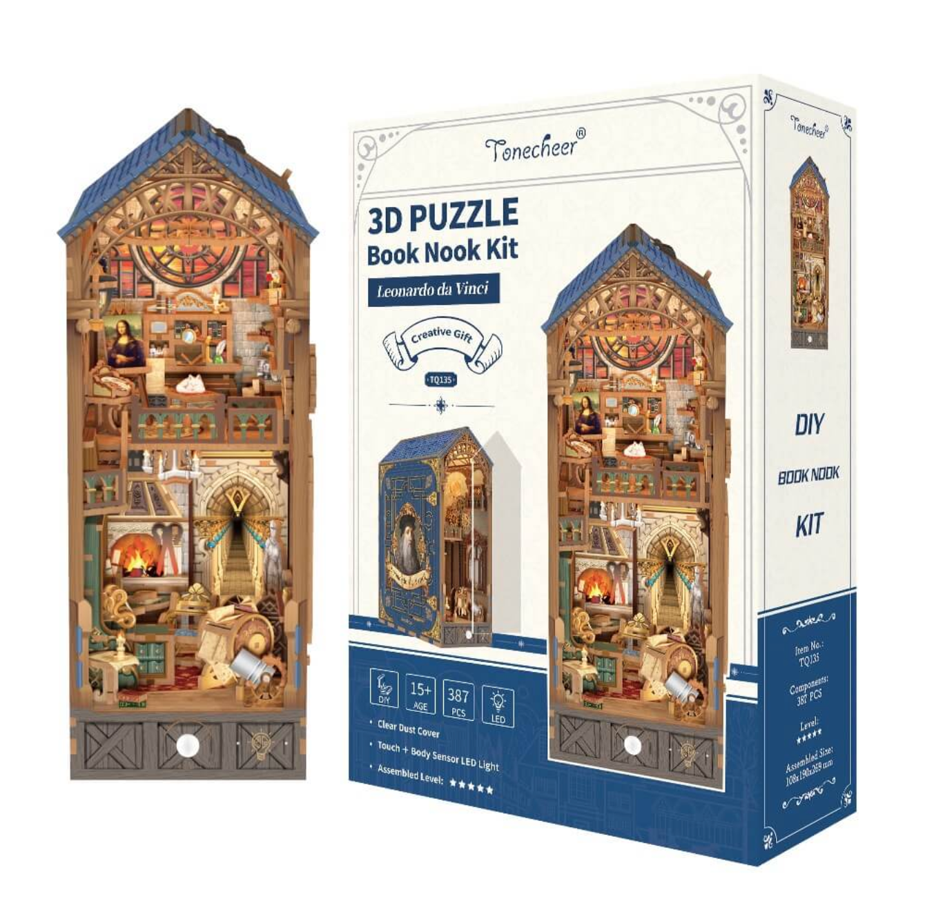 Leonardo Da Vinci Book Nook Kit