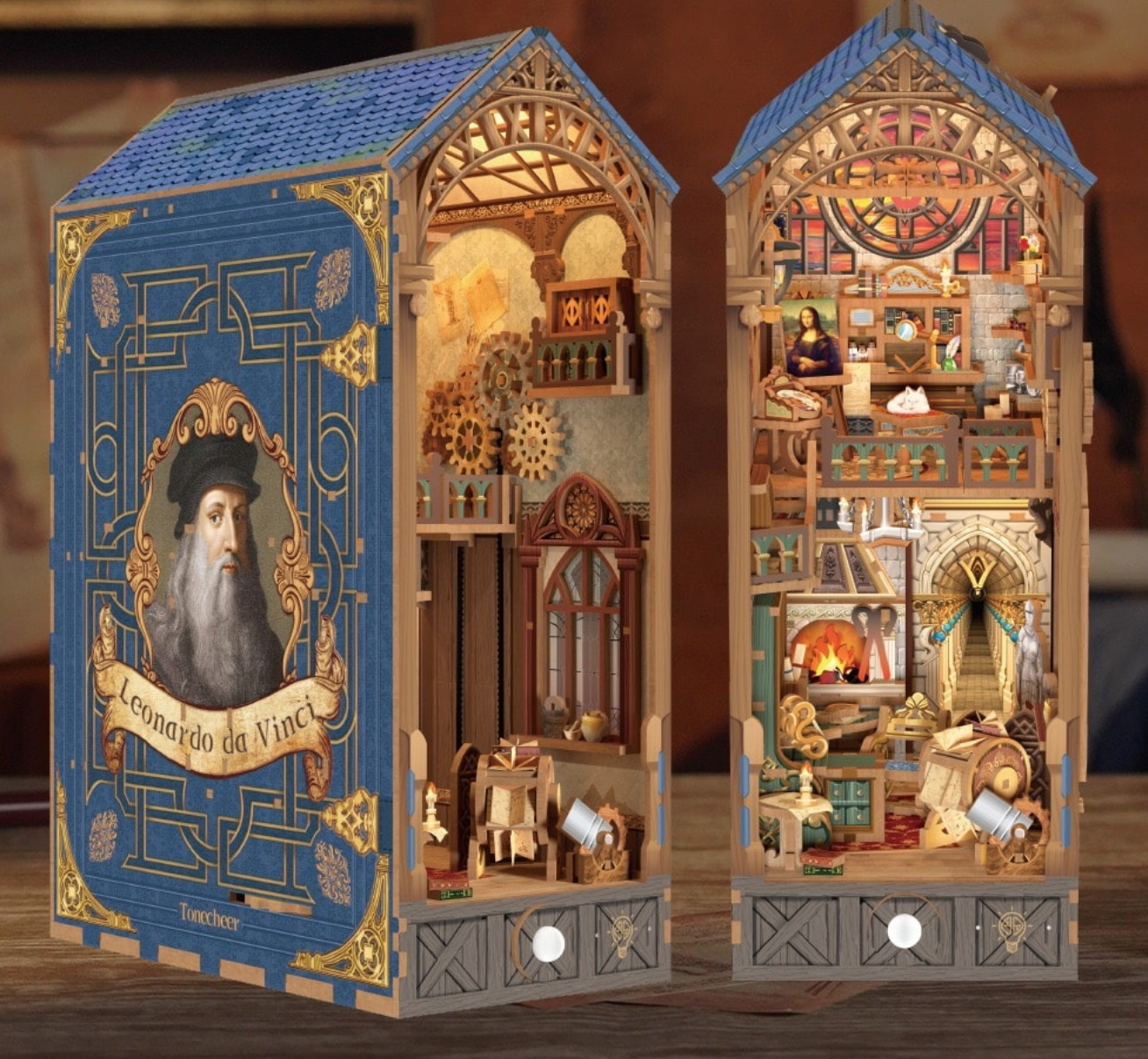 Leonardo Da Vinci Book Nook Kit