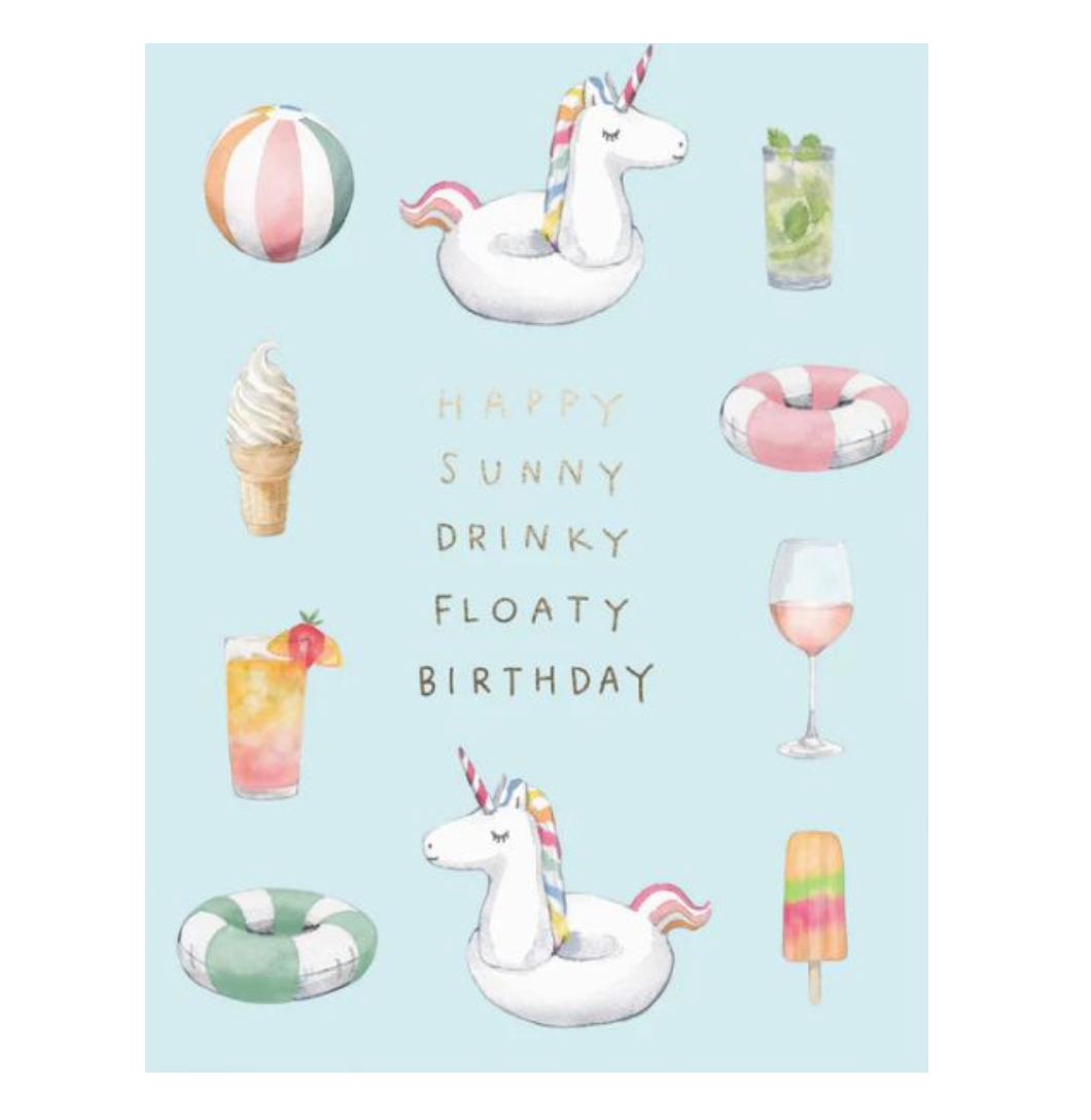 Pool Party Birthday - Greeting Card