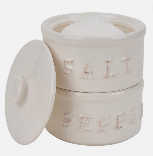 Alba Ceramic Salt & Pepper Stack