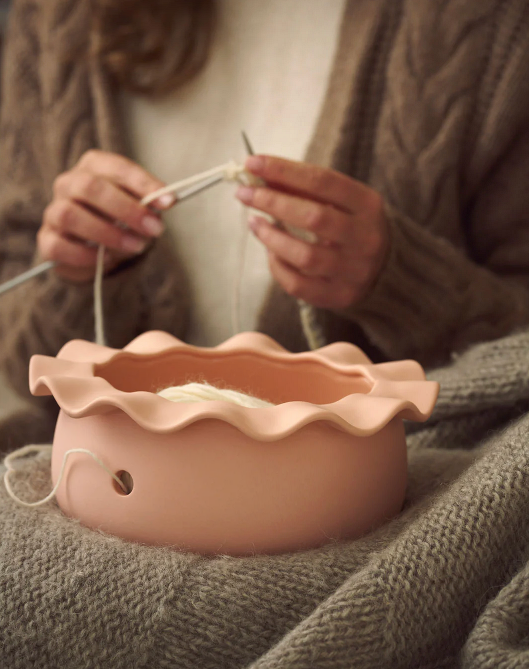 Yarn Bowl Coral