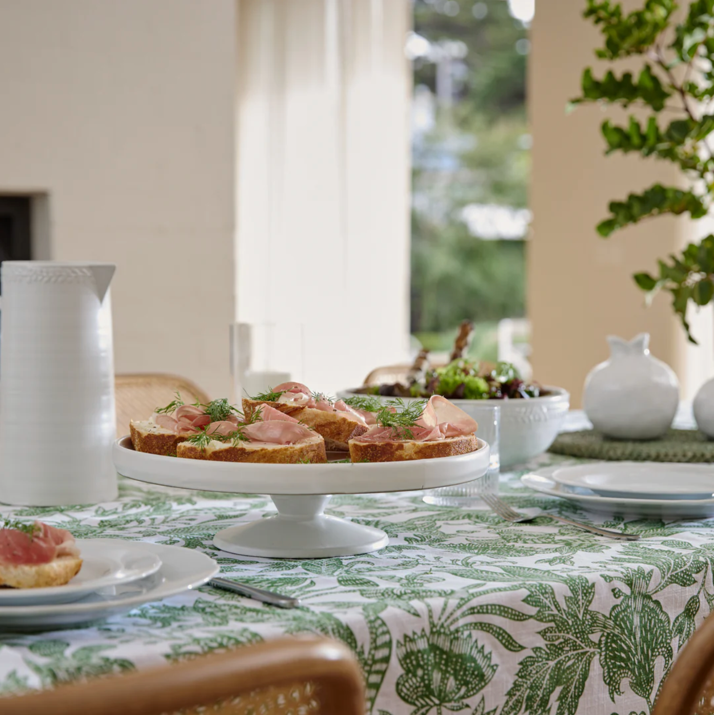 Provence Cake Stand - White