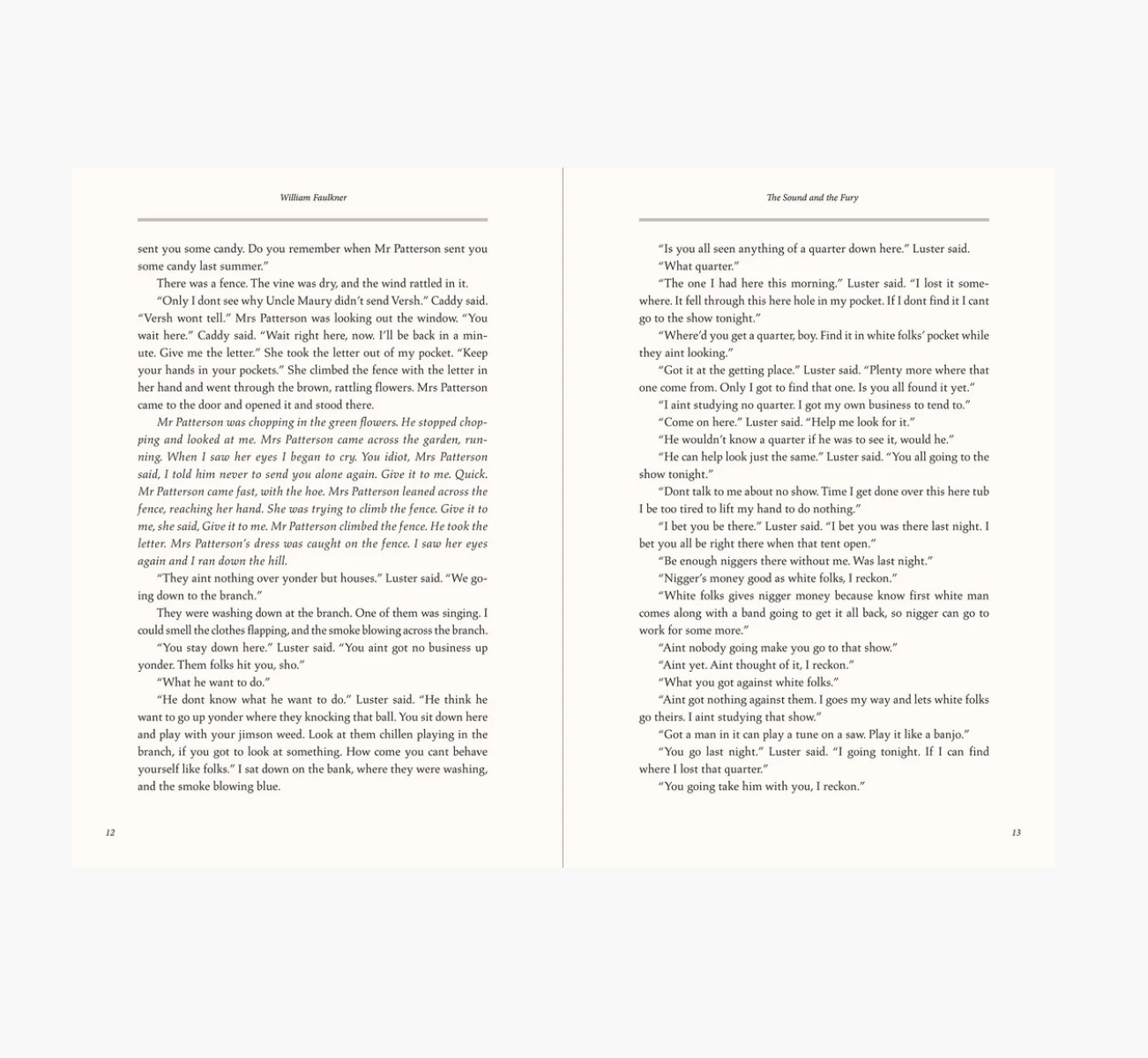 The Sound and the Fury By William Faulkner