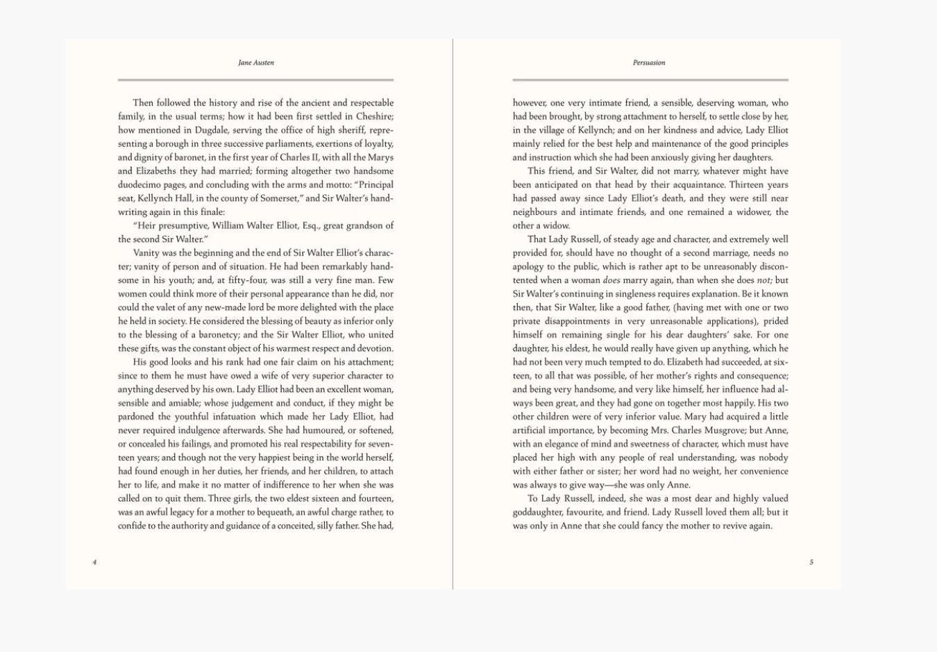 Persuasion By Jane Austen