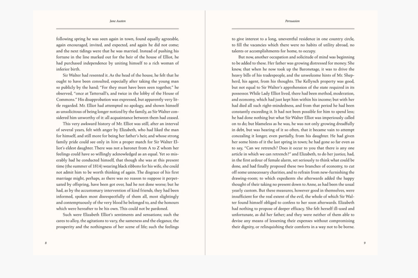 Persuasion By Jane Austen
