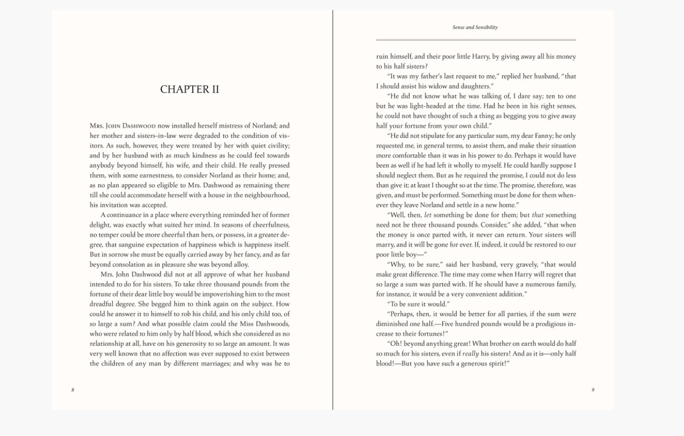 Sense And Sensibility By Jane Austen