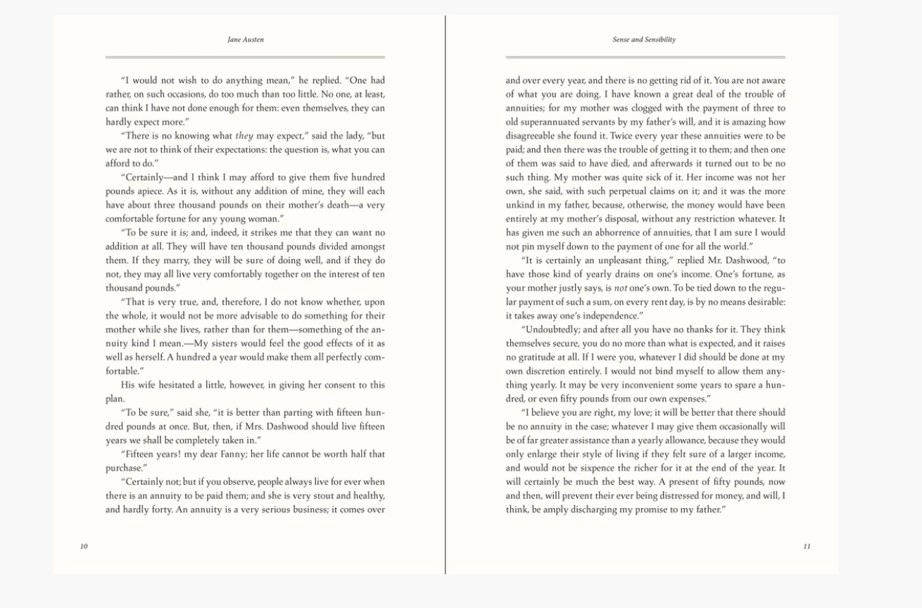Sense And Sensibility By Jane Austen
