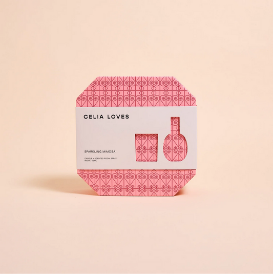 Sparkling Mimosa Candle & Room Spray Due Set