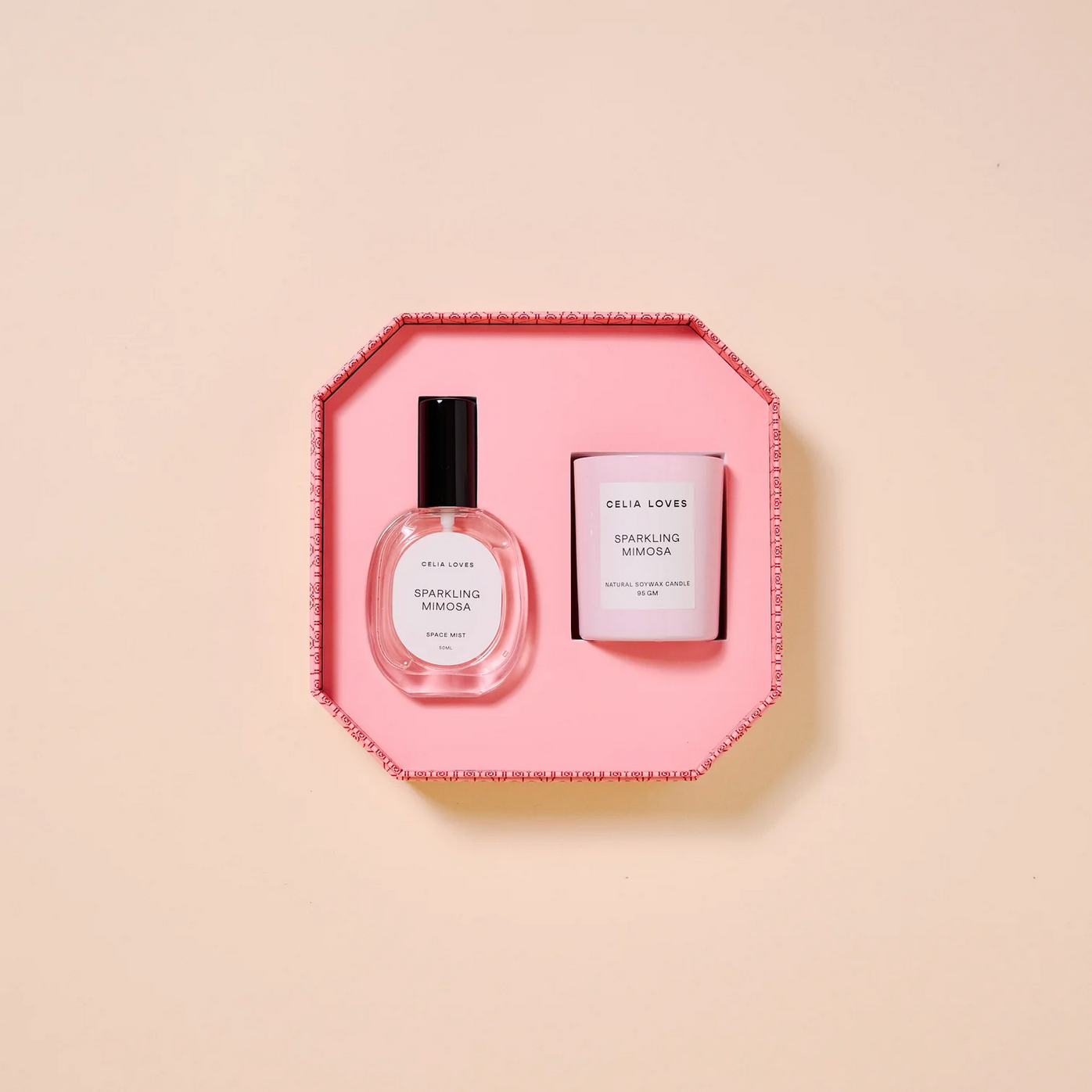 Sparkling Mimosa Candle & Room Spray Due Set