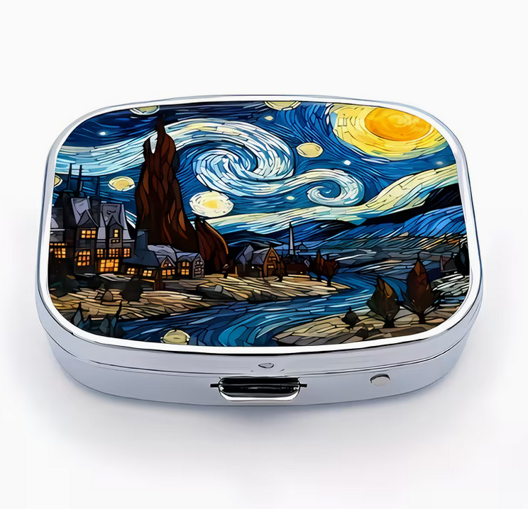 Starry Night Pills Box