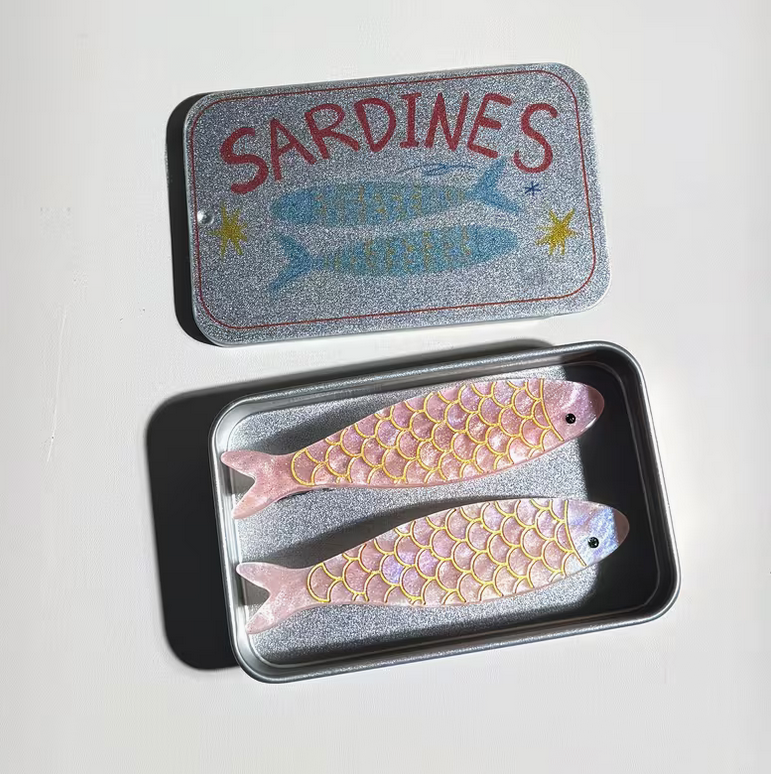 Sardines Hair Clips