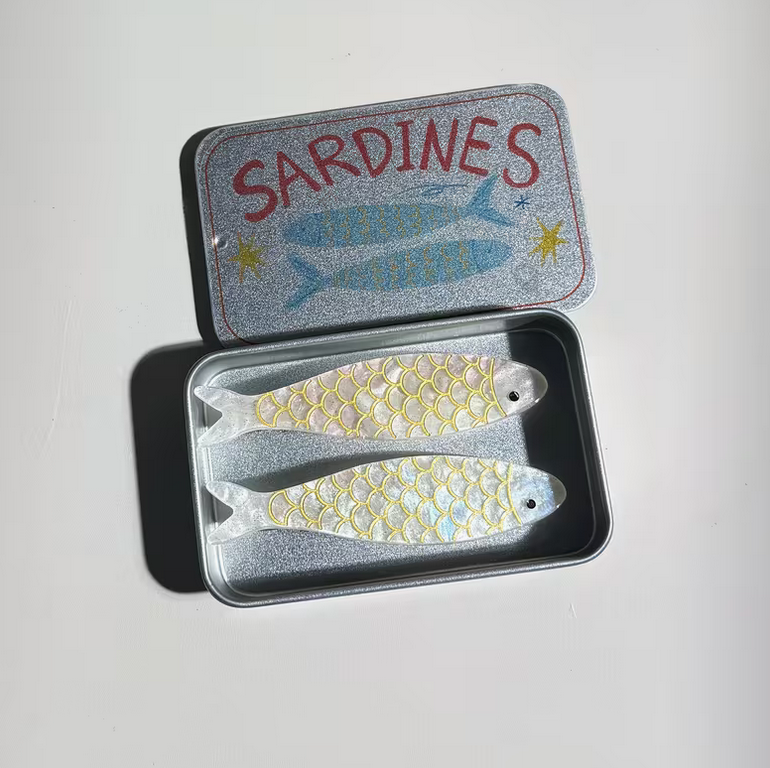 Sardines Hair Clips