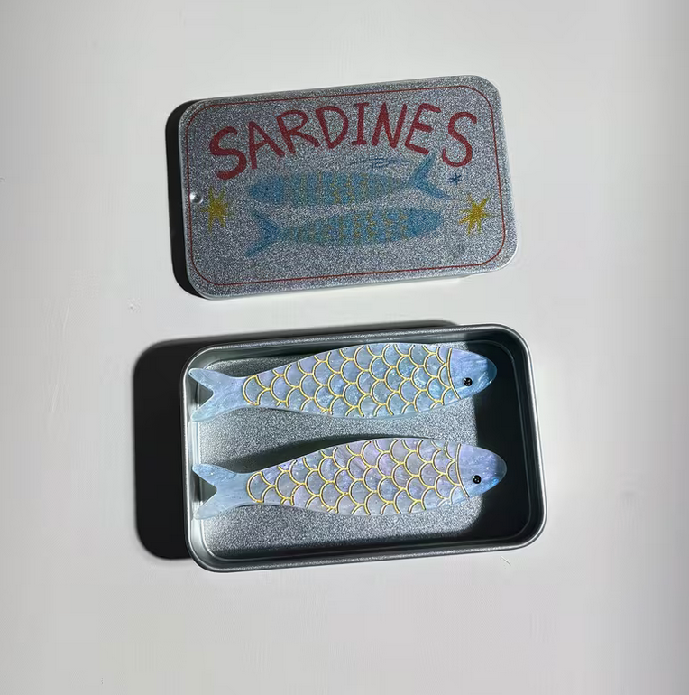 Sardines Hair Clips