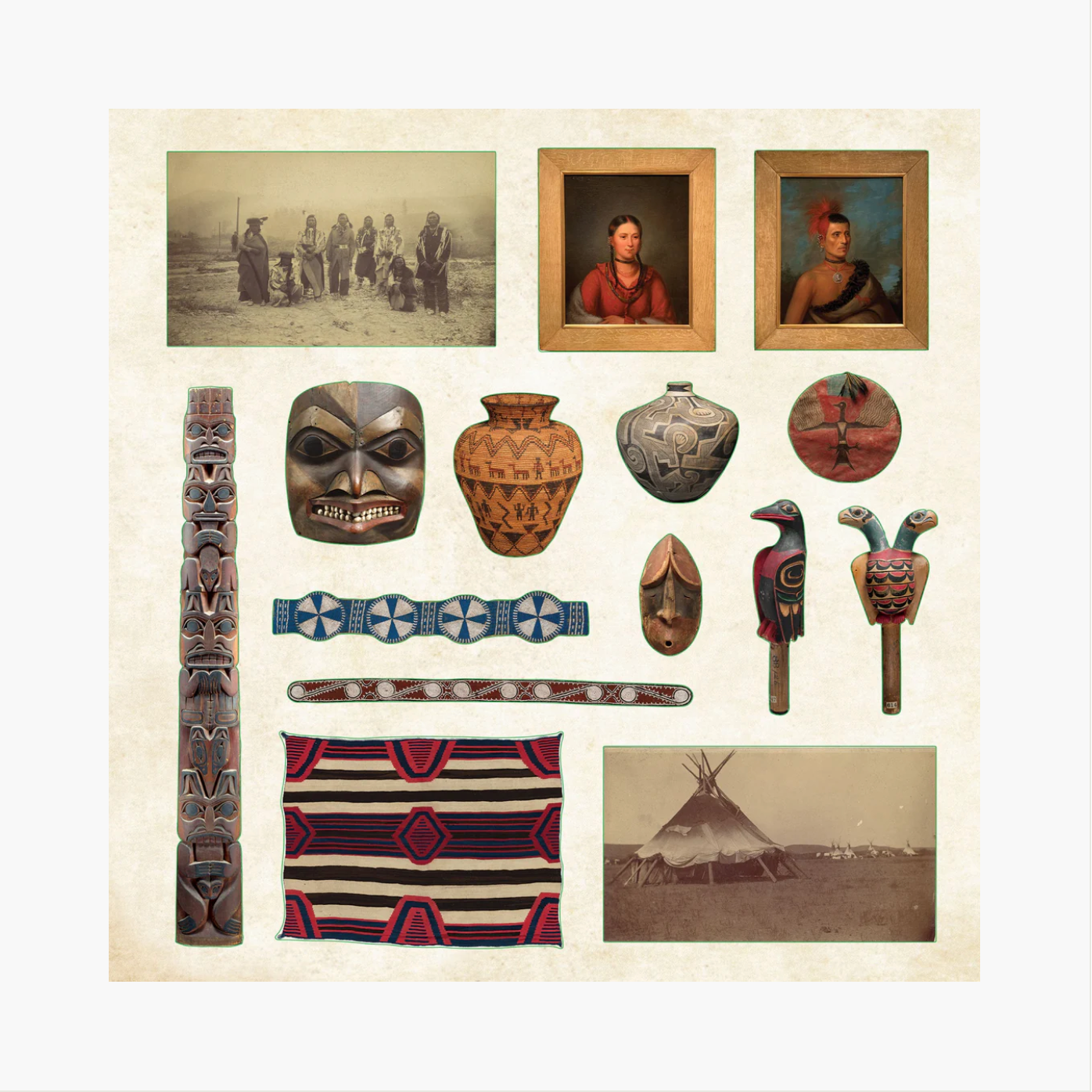 Museum Treasures Sticker Book