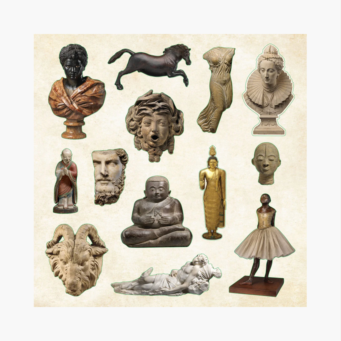 Museum Treasures Sticker Book