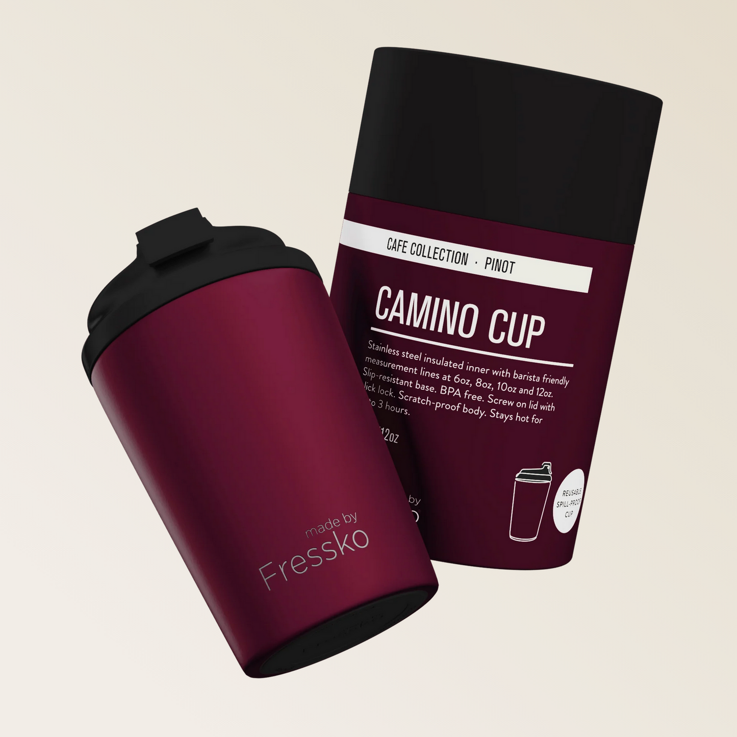 Ceramic Camino 12oz Pinot