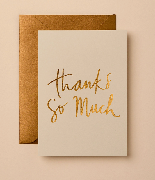 Thanks So Much Blank Card