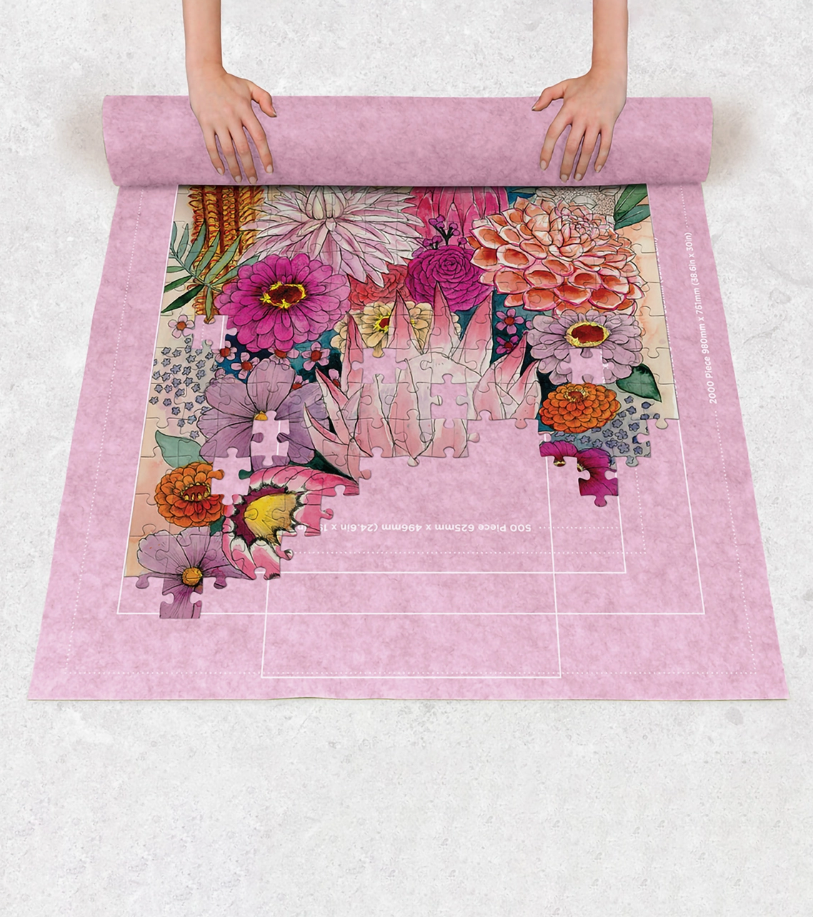 Jigsaw Puzzle Felt Roll