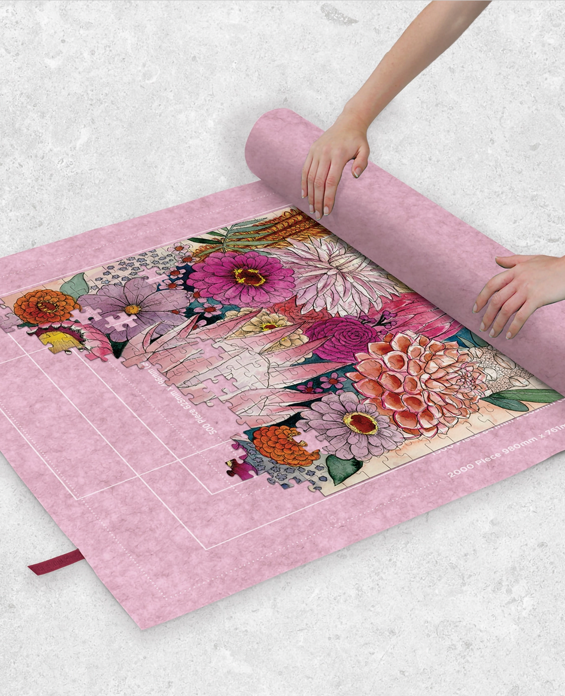 Jigsaw Puzzle Felt Roll