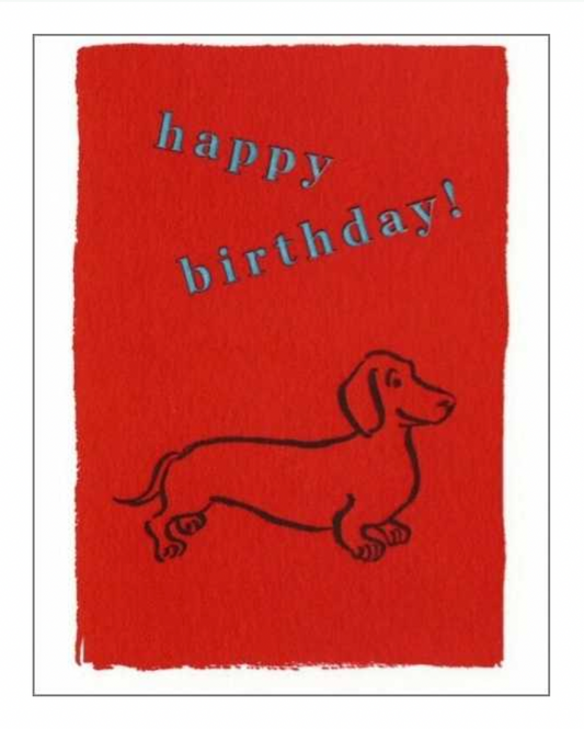 Happy Birthday Sausage Dog
