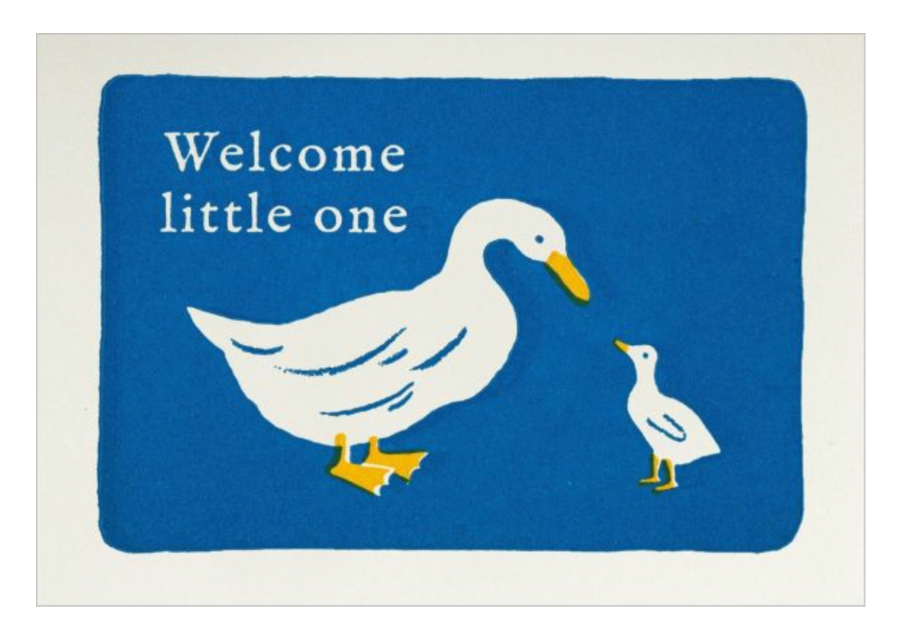 Welcom Litte One Duck