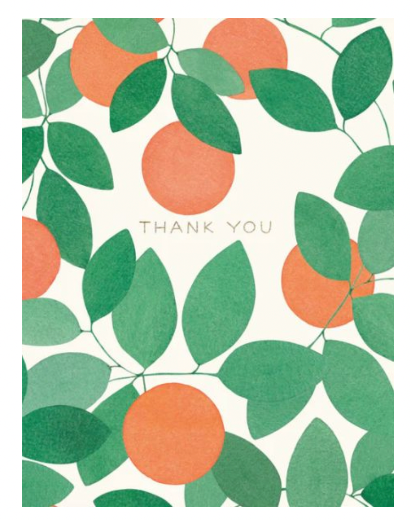 Orange Grove Thank You