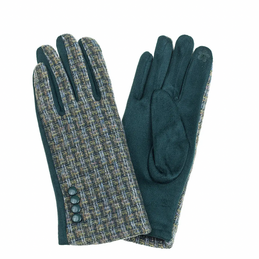 Woven Gloves Green