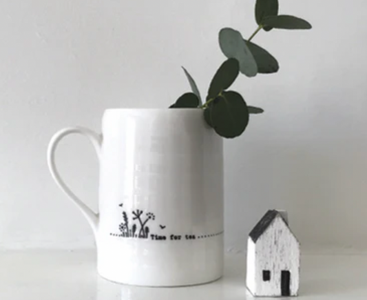 Porcelain Jug Time for Tea
