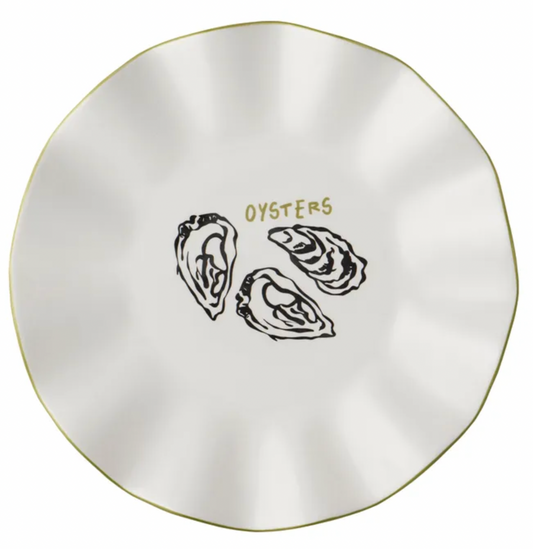Mangiare Oysters Ceramic Platter 32cm