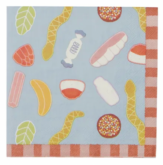 Mixed Lollies 20pk Napkin