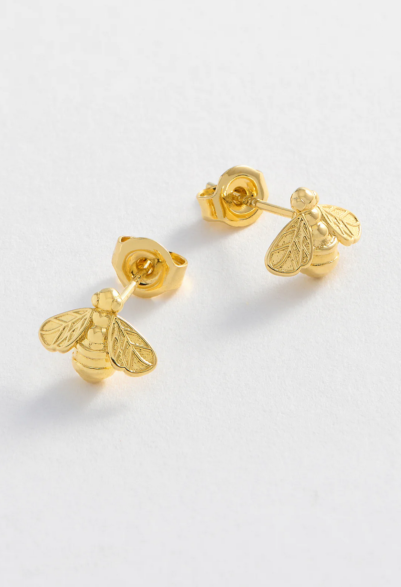 Bee Studs - Gold