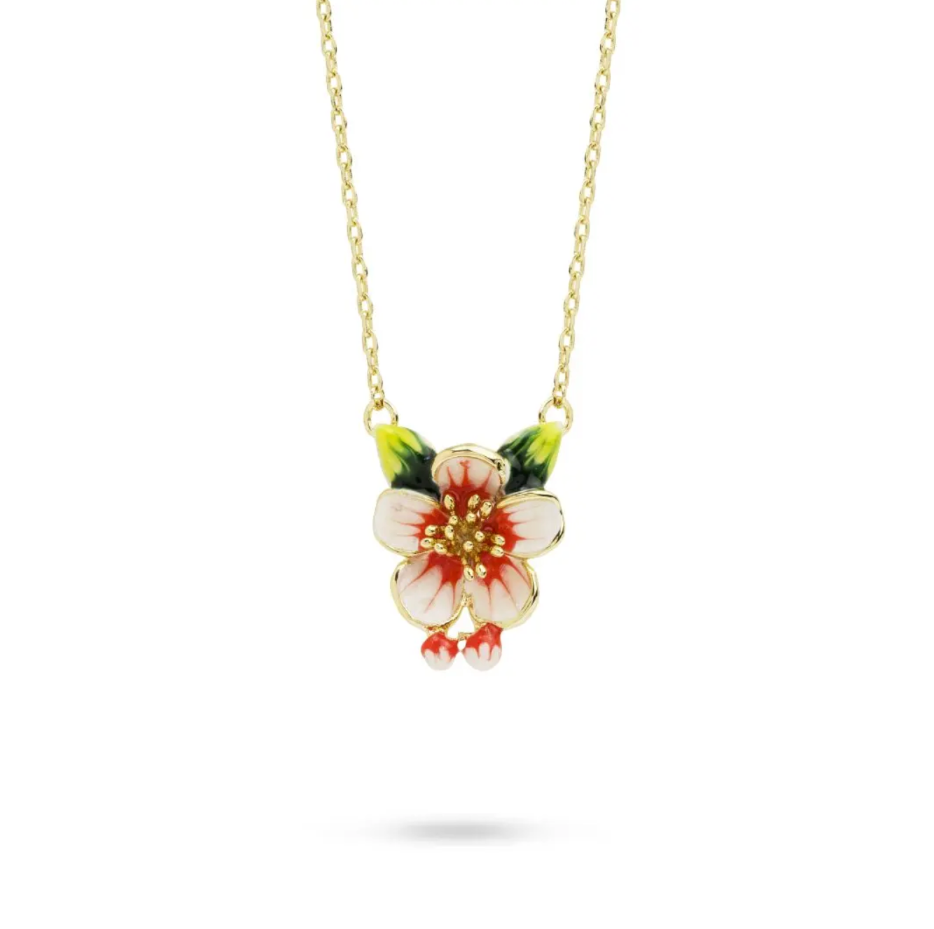 Apple Blossom Pendant Necklace