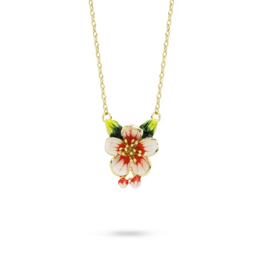 Apple Blossom Pendant Necklace