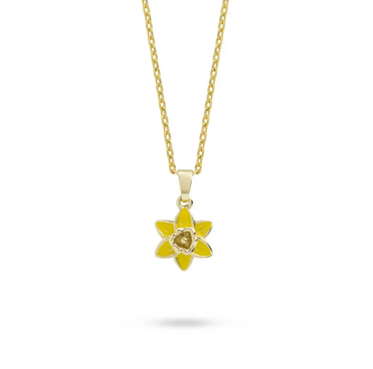 Daffodil Pendant Necklace