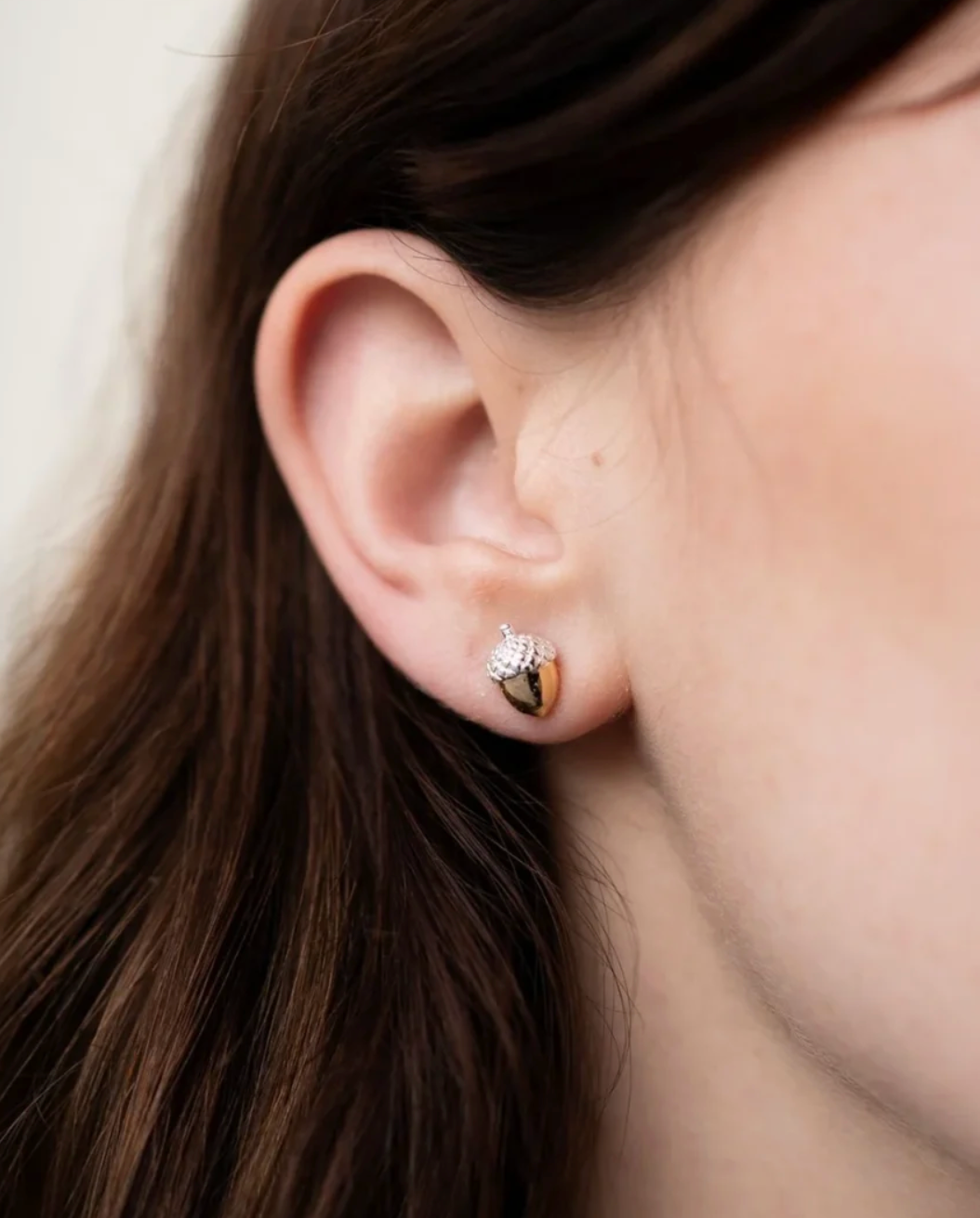 Acorn Stud Earrings