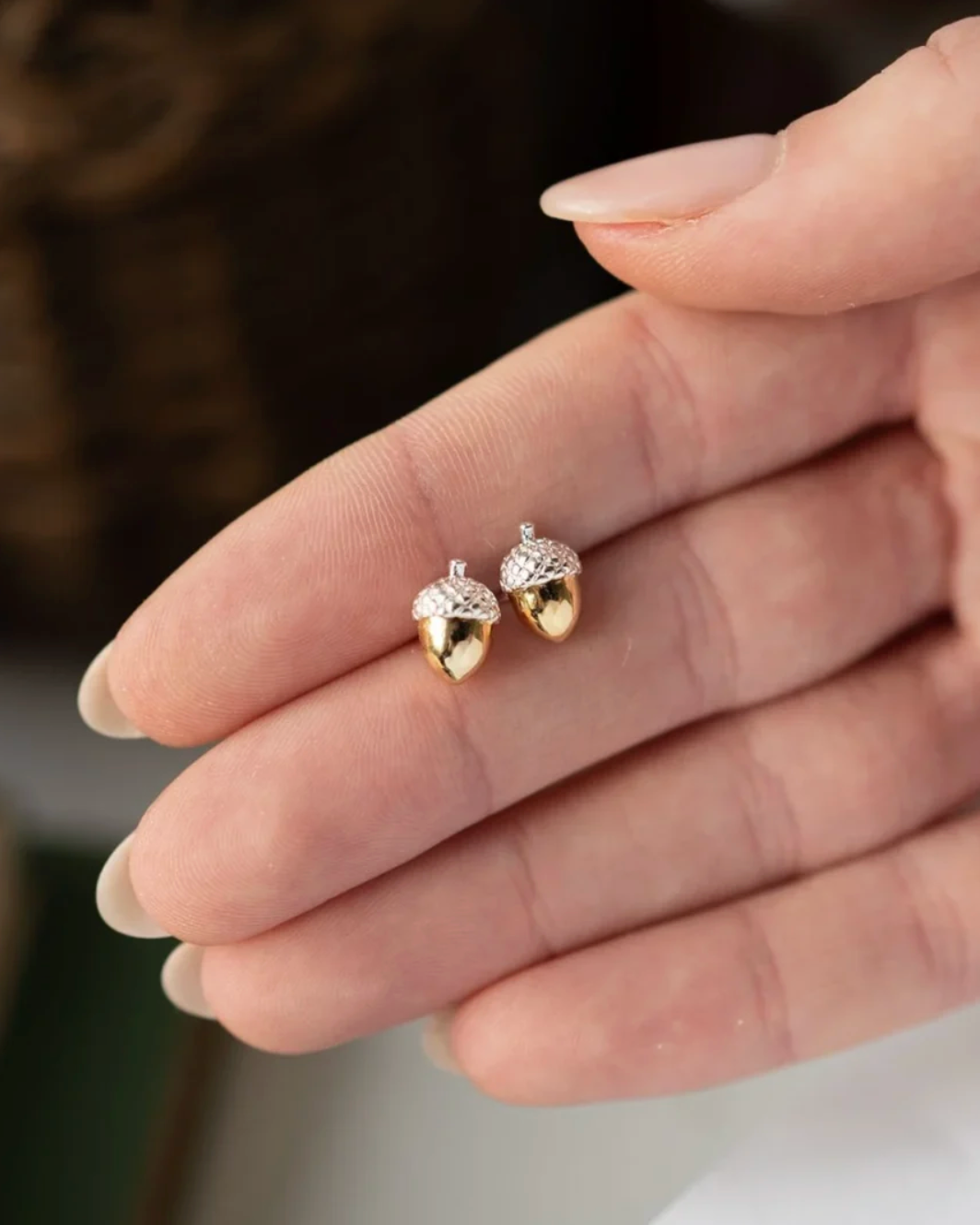 Acorn Stud Earrings