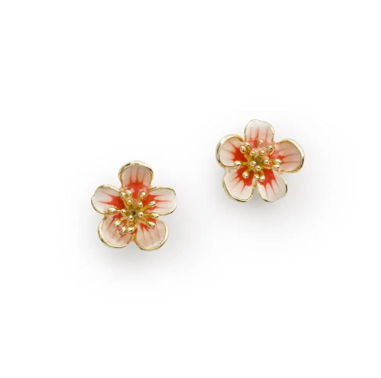 Apple Blossom Stud Earrings